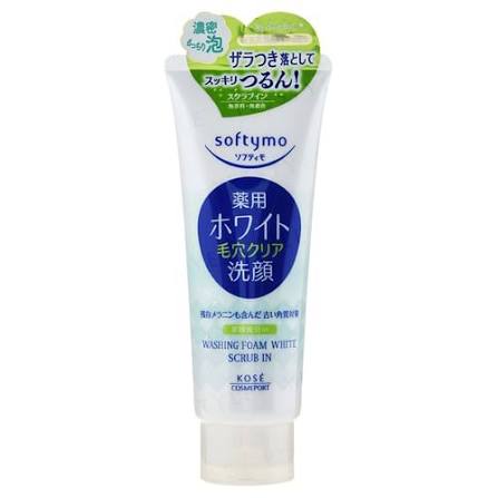 KOSE Softymo Washing Foam White (Scrub In)