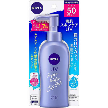 Nivea UV Super Water Gel SPF50 PA+++ Pump (140g)