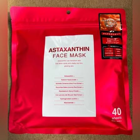 Premium Astaxanthin Face Mask (40 Sheets)