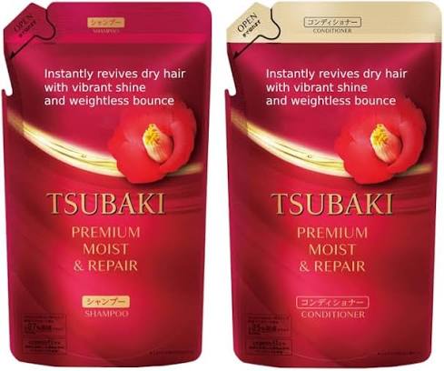 TSUBAKI Premium Moist & Repair Shampoo & Conditioner Refill